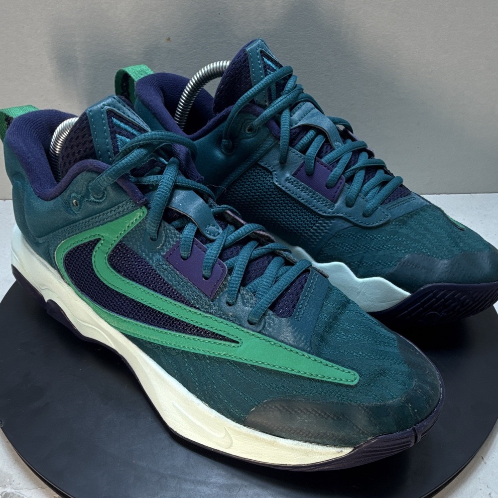Nike Giannis Immortality 3 Geode Teal Purple Low Top Mesh DZ7533-301 Mens Size 8
